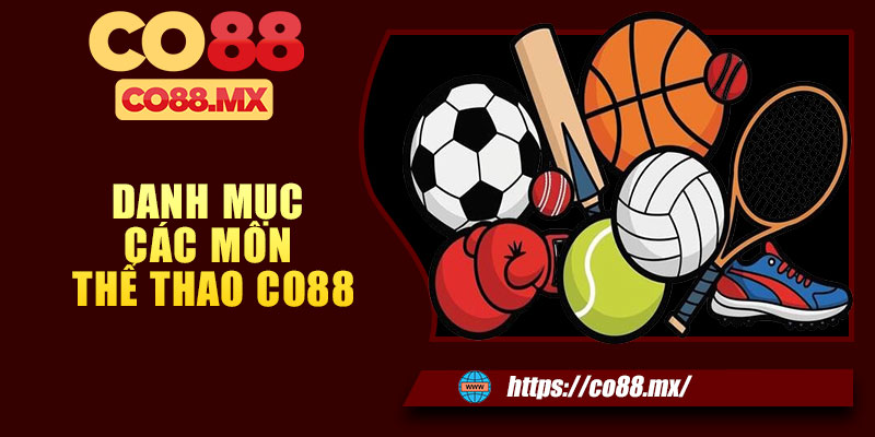 Danh mục các môn thể thao CO88 mang đến trải nghiệm đa dạng 