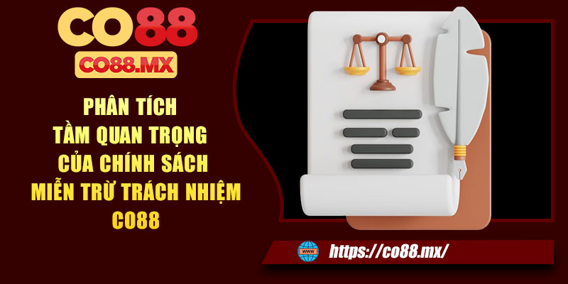 Phân tích tầm quan trọng của chính sách miễn trừ trách nhiệm CO88